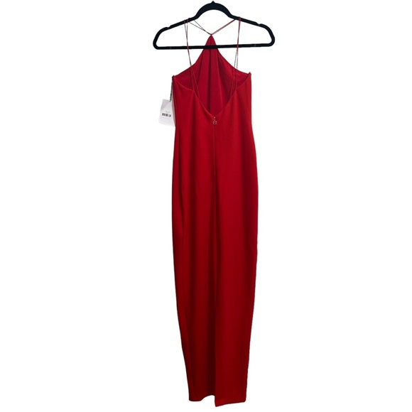 NEW NWT Nookie Trinity Maxi Gown In Cherry Red - Picture 5 of 11